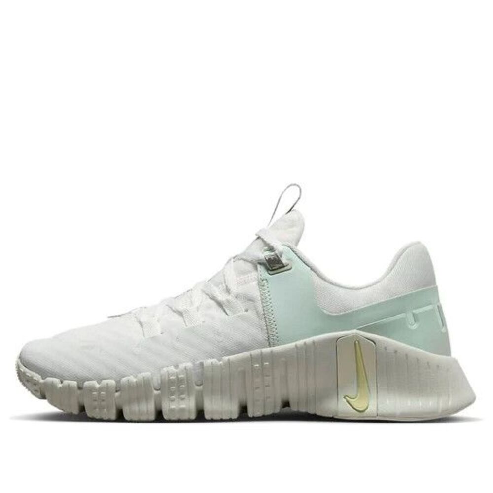 Nike Free Metcon 5 PRM Trainers White Light Lime Green Women Size 10 FJ1548-100 - Picture 1 of 6